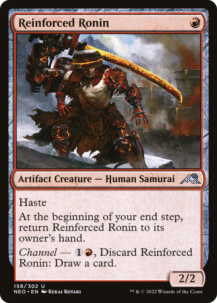 Reinforced Ronin - Magic the Gathering card